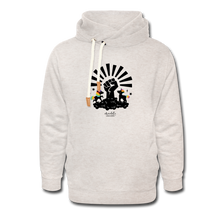 Load image into Gallery viewer, BHM Signature Collection Shawl Collar Hoodie - heather oatmeal
