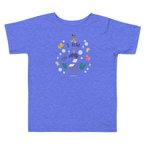 Chocolate Mermaid - I'm 2 Toddler Short Sleeve T-Shirt