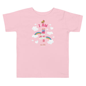 Chocolate Unicorn - I'm 4 Toddler Short Sleeve T-Shirt