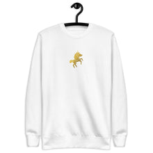 Load image into Gallery viewer, Golden Unicorn Unisex Fleece Pullover
