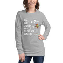 Load image into Gallery viewer, The POLITICAL Trailblazers (Unicorn) Unisex Long Sleeve Tee
