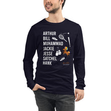 Load image into Gallery viewer, The Male ATHLETIC Trailblazers (Unicorn) Unisex Long Sleeve Tee
