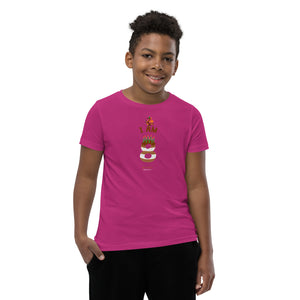 Chocolate Dragon - I'm 8 (plain) Youth Short Sleeve T-Shirt