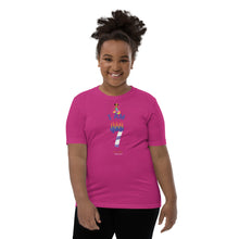 Load image into Gallery viewer, Chocolate Mermaid - I&#39;m 7 (plain) Youth Short Sleeve T-Shirt
