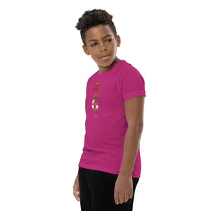 Chocolate Dragon - I'm 6 (plain) Youth Short Sleeve T-Shirt