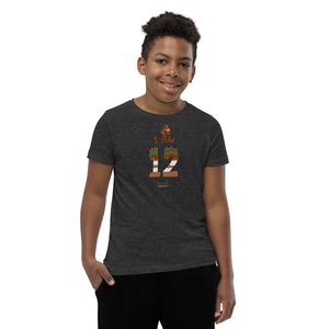 Chocolate Dragon - I'm 12 (plain) Youth Short Sleeve T-Shirt