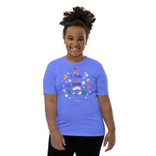 Load image into Gallery viewer, Chocolate Mermaid - I&#39;m 5 Youth Short Sleeve T-Shirt
