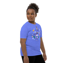 Load image into Gallery viewer, Chocolate Mermaid - I&#39;m 5 Youth Short Sleeve T-Shirt
