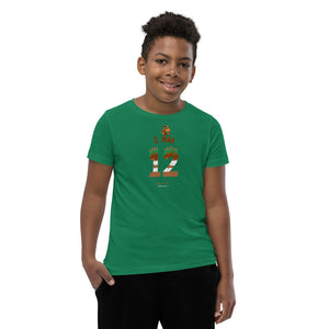 Chocolate Dragon - I'm 12 (plain) Youth Short Sleeve T-Shirt