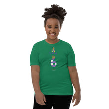 Load image into Gallery viewer, Chocolate Mermaid - I&#39;m 6 (plain) Youth Short Sleeve T-Shirt
