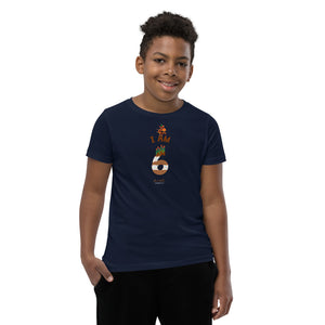 Chocolate Dragon - I'm 6 (plain) Youth Short Sleeve T-Shirt
