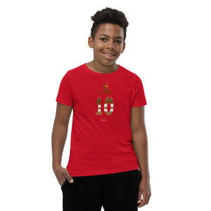 Chocolate Dragon - I'm 10 (plain) Youth Short Sleeve T-Shirt