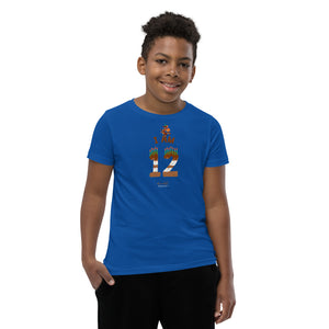 Chocolate Dragon - I'm 12 (plain) Youth Short Sleeve T-Shirt