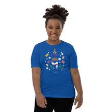 Load image into Gallery viewer, Chocolate Mermaid - I&#39;m 9 Youth Short Sleeve T-Shirt
