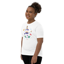 Load image into Gallery viewer, Chocolate Mermaid - I&#39;m 7 Youth Short Sleeve T-Shirt
